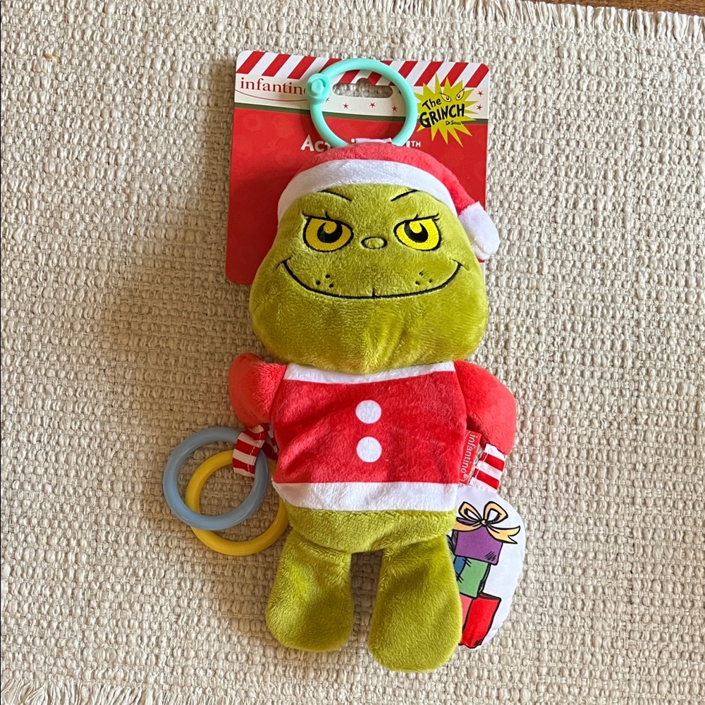 Infantino Grinch Plush Activity Toy